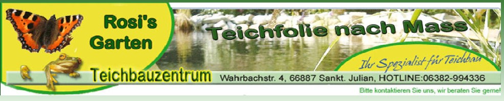 Teichfolie einschweissen verlegen - meinschoenerteich.de