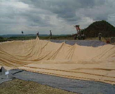 Löschteich mit Teichfolie